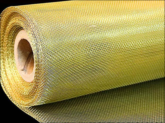 Brass Woven Wire Mesh Hole Coarse Brass Woven Wire Mesh Filter