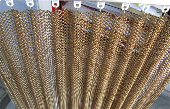 Copper Mesh Curtains, Drapery, Architectural Mesh