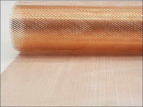 Copper Mesh coils - 0.5 x 0.5 - Riverside Sheet Metal